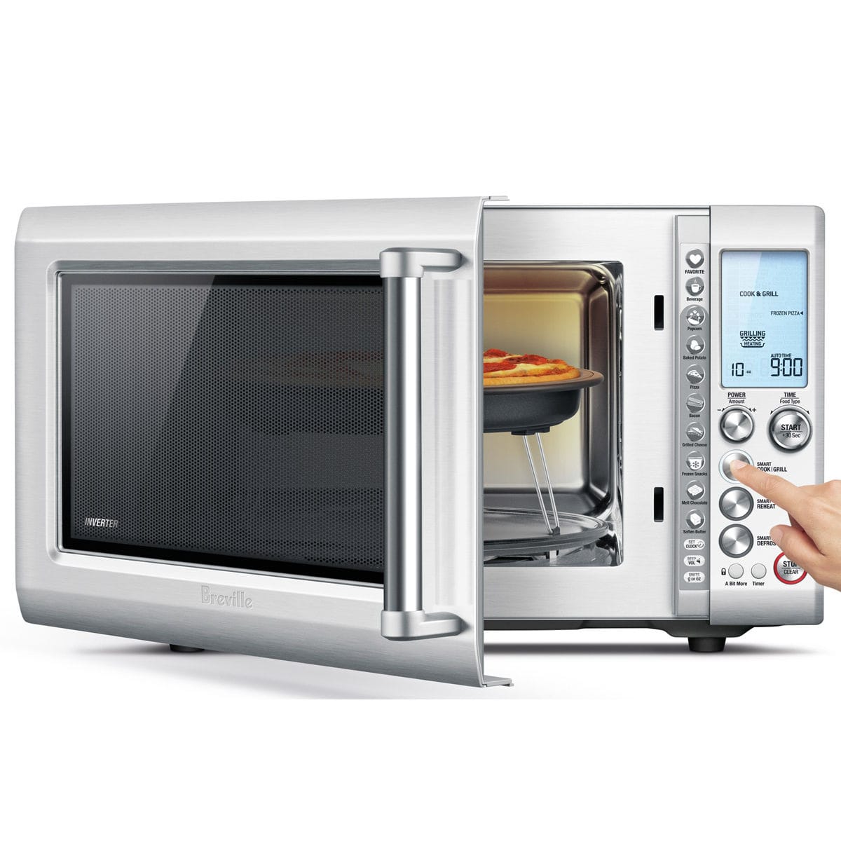 breville quick touch bmo734xl microwave oven