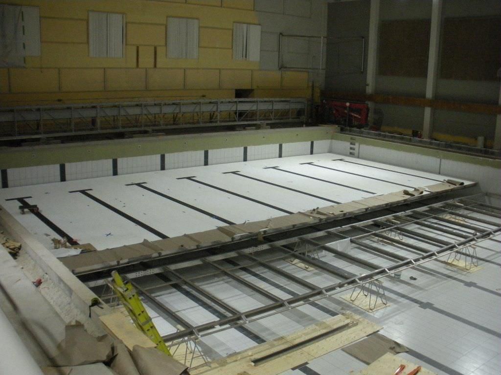 Swimming pool movable floor MOVING FLOOR