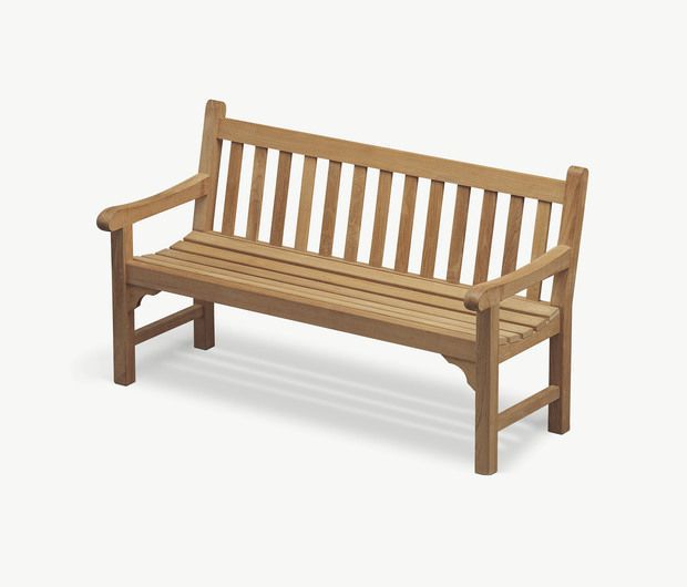 Garden Bench Contemporary Teak With Armrests England