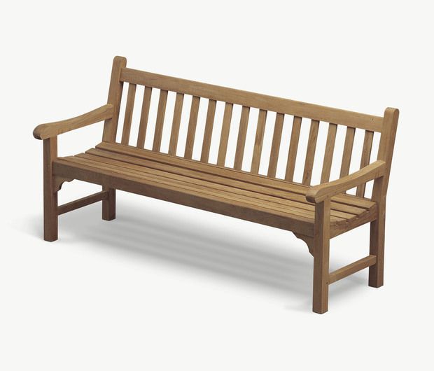 Garden Bench Contemporary Teak With Armrests England