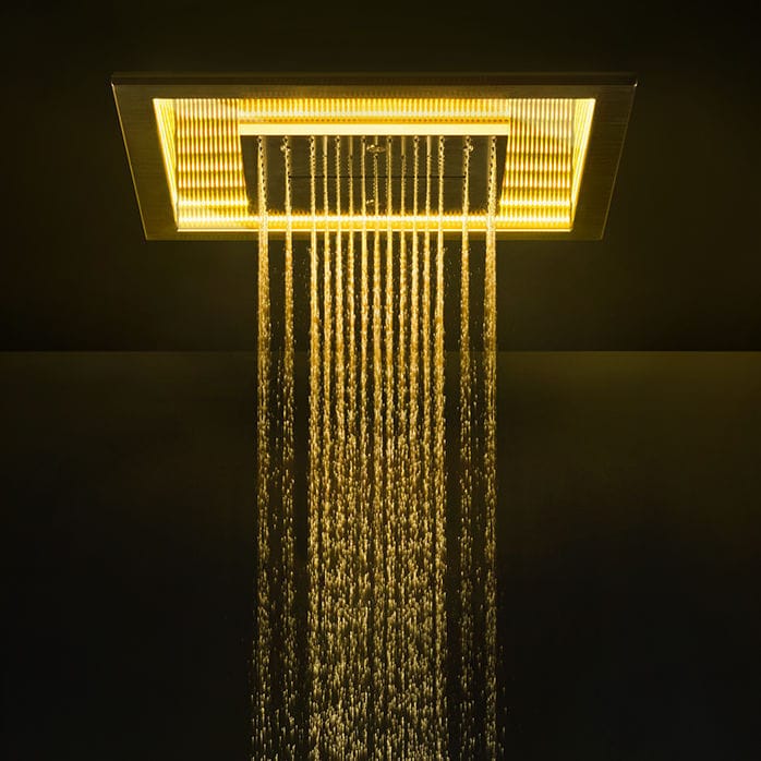 Ceilingmounted shower head 57963 GESSI SPA square / rain / with