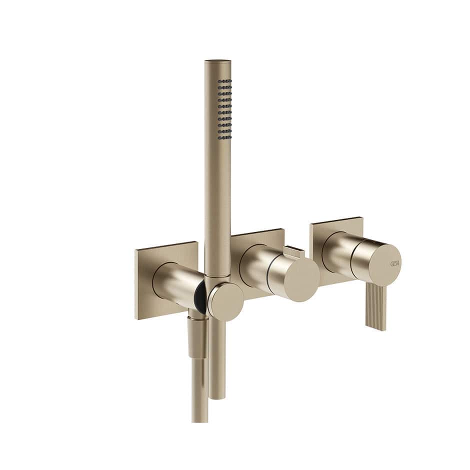 Shower mixer tap - 73536 - GESSI SPA - wall-mounted / metal / bathroom