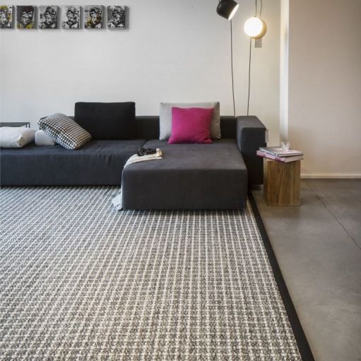 Loop pile carpet TASMANIA Tasibel woven / wool / sisal