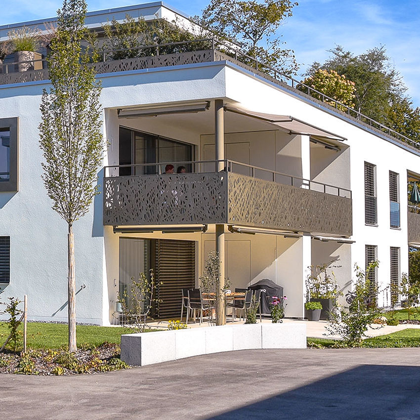 HPL railing - CELLON - Uzwil Park 2022 - Bruag Design Factory AG - with ...