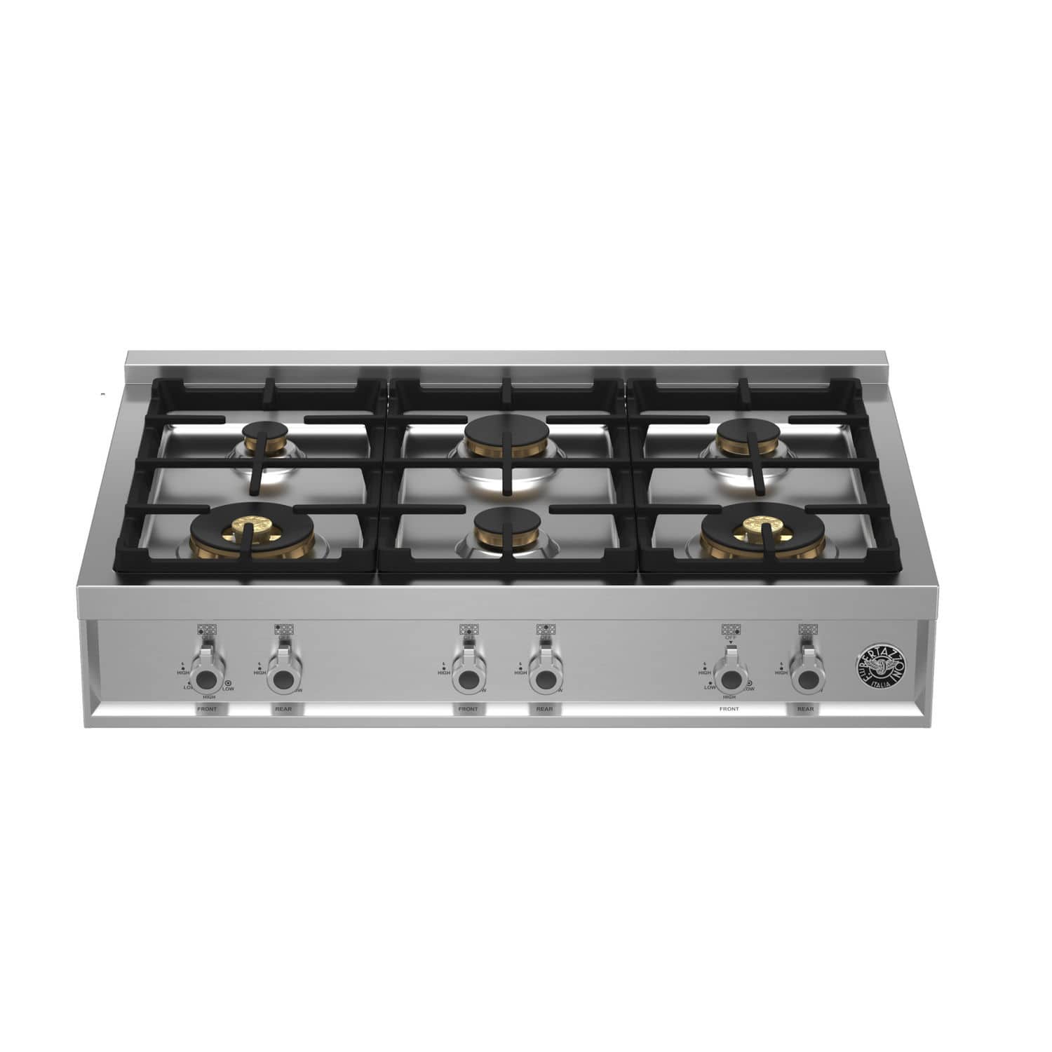 Gas cooktop - RT366PROX - Bertazzoni - commercial / 6 burner / countertop