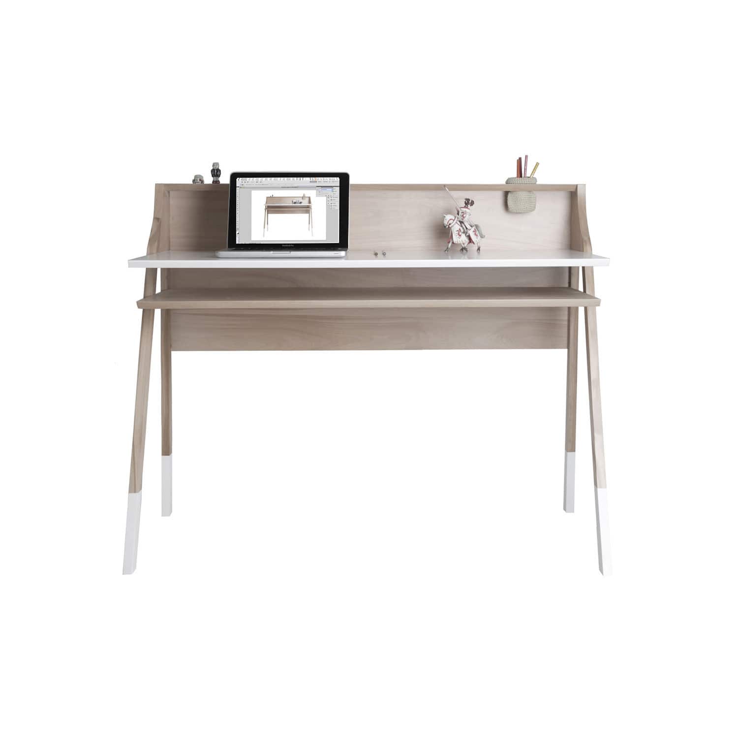 Workstation desk Smart KRETHAUS with post / contemporary / wooden