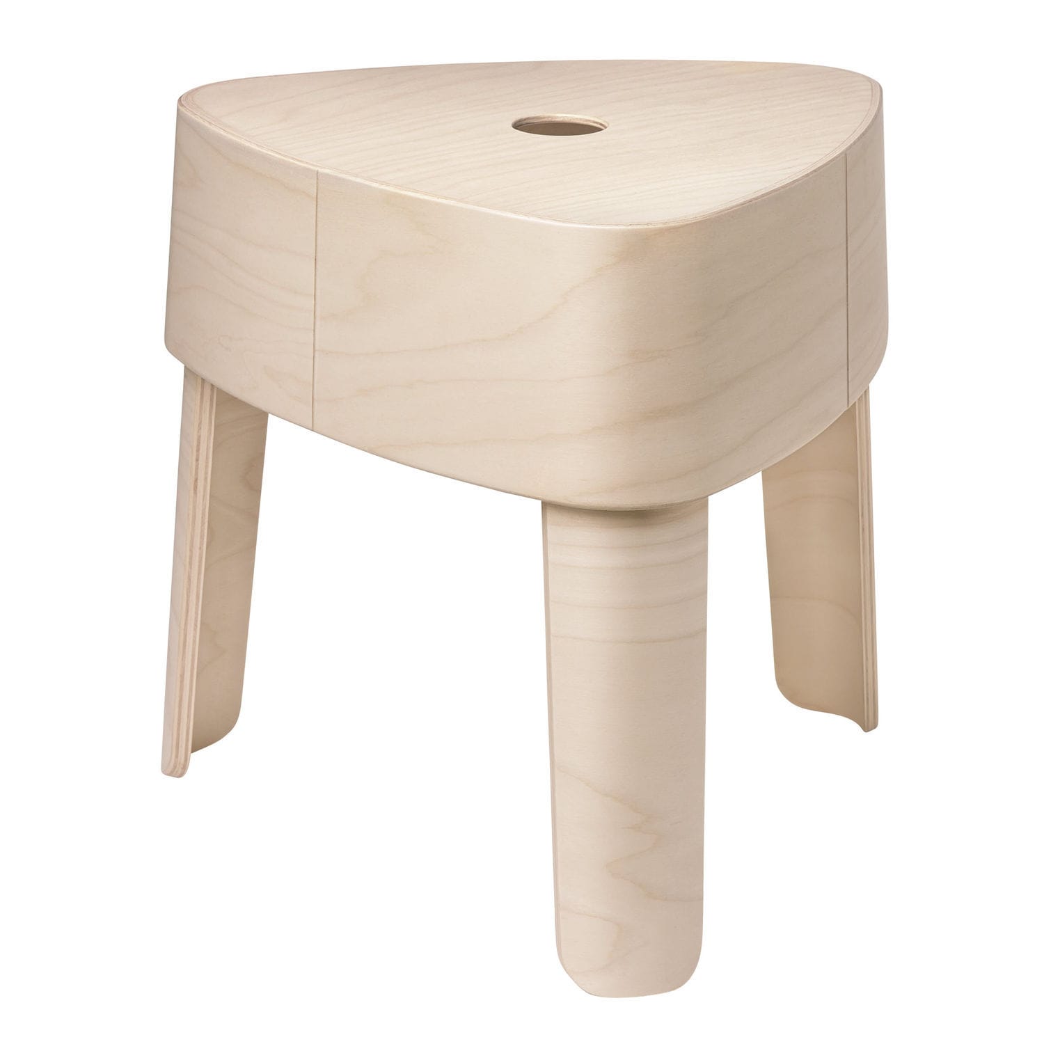 Contemporary stool - PLEKTRA - iittala - plywood / plywood base