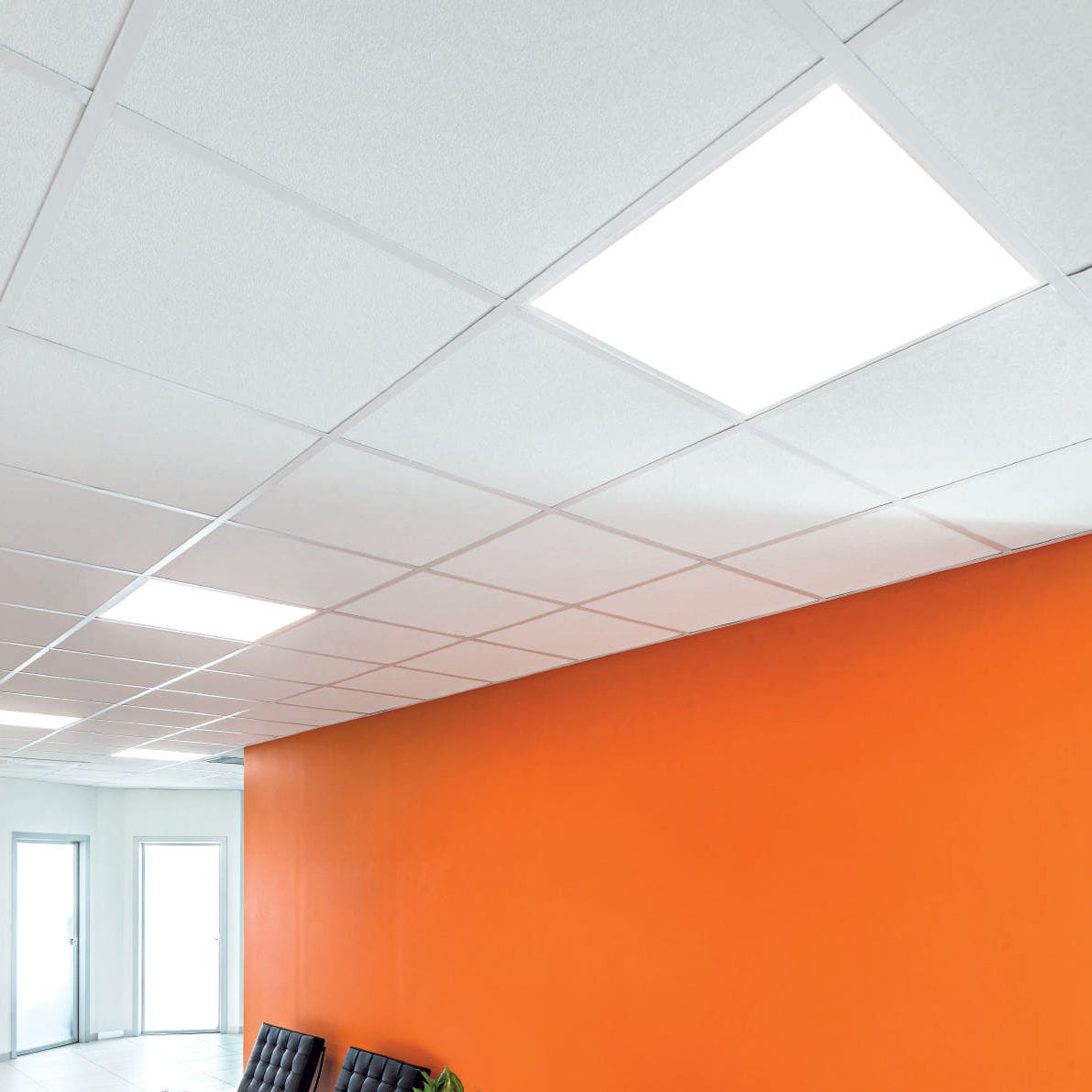 Surfacemounted light fixture QULTURA PLEXIFORM recessed ceiling / LED / linear