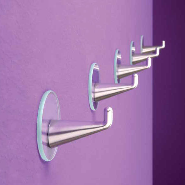 Contemporary coat hook UP rosconi aluminum / individual / commercial