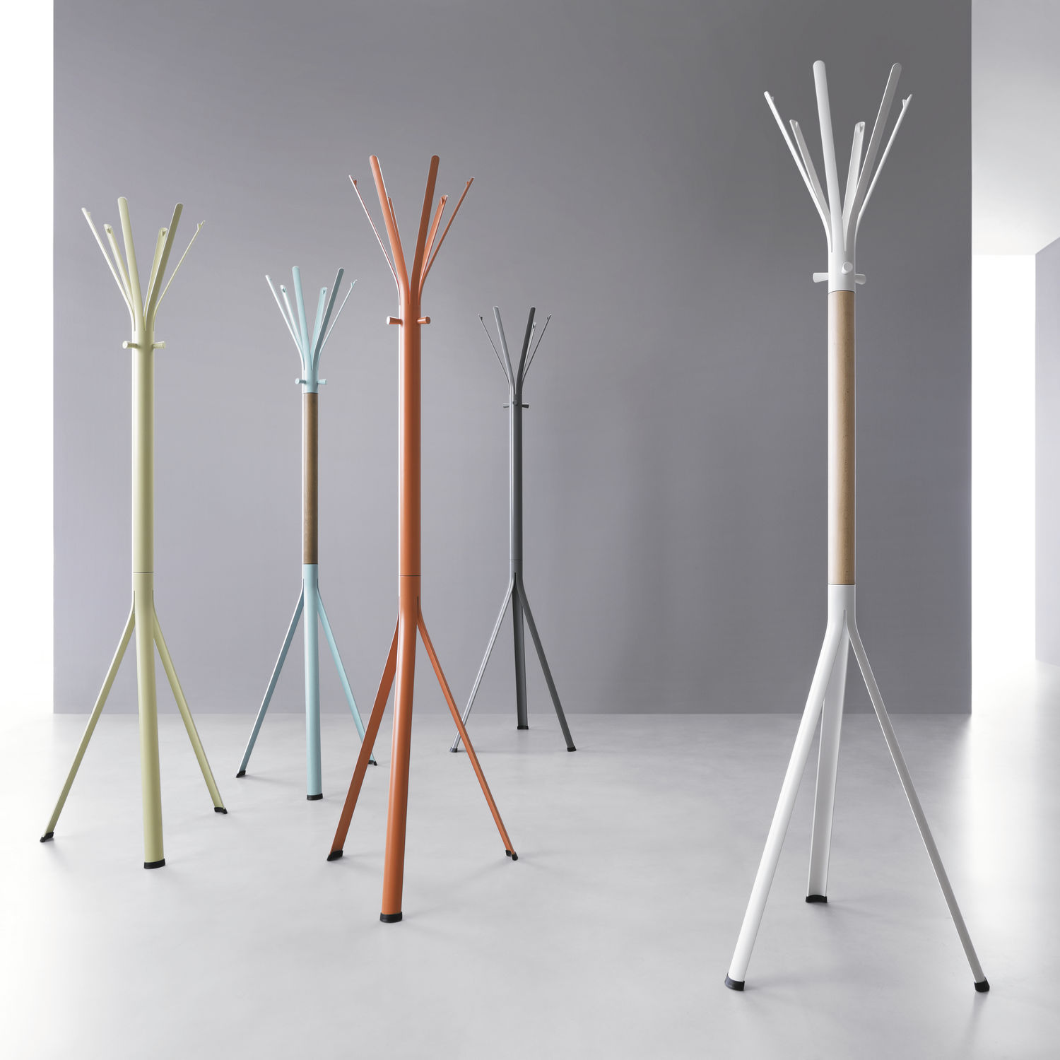 Floor coat rack NINE Profim contemporary / steel / commercial