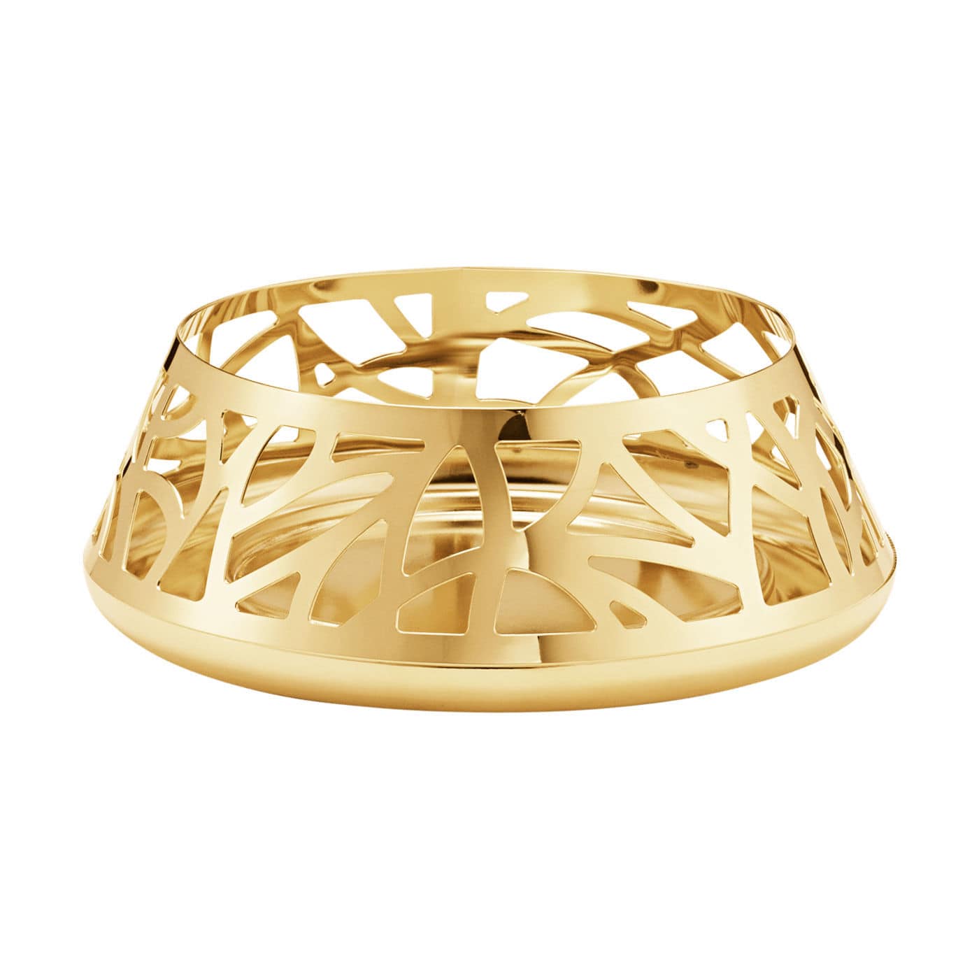 Stainless steel candle holder Pillar Jensen gold