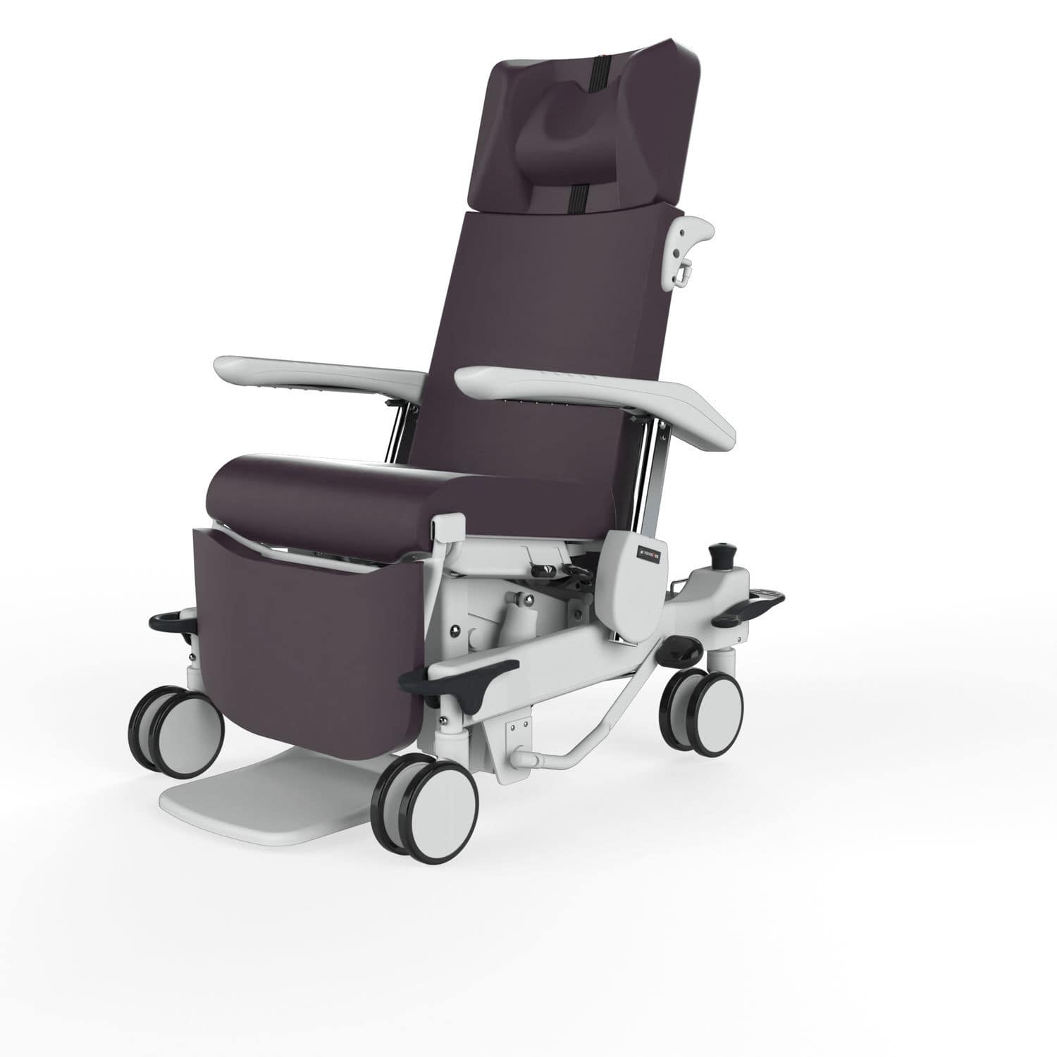 Leather medical chair GAIA LIFT UP Navailles on casters