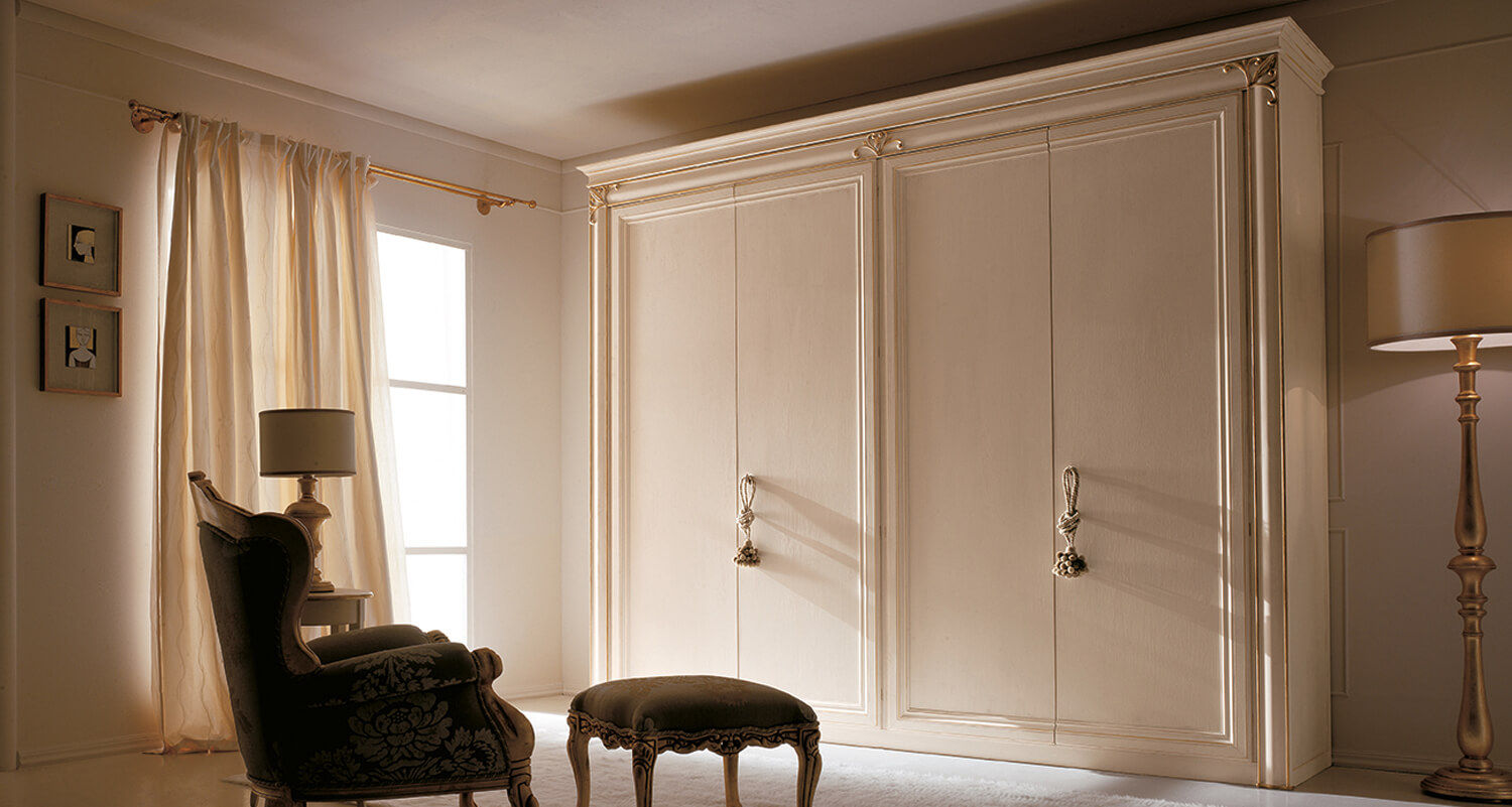 Traditional Wardrobe Mdf Birch With Sliding Door Clara