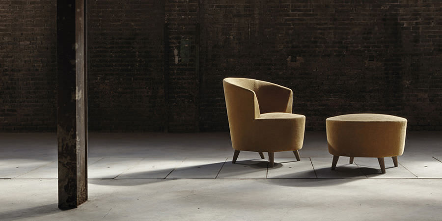 Contemporary Armchair Fabric Easy Chair By Joan Lao