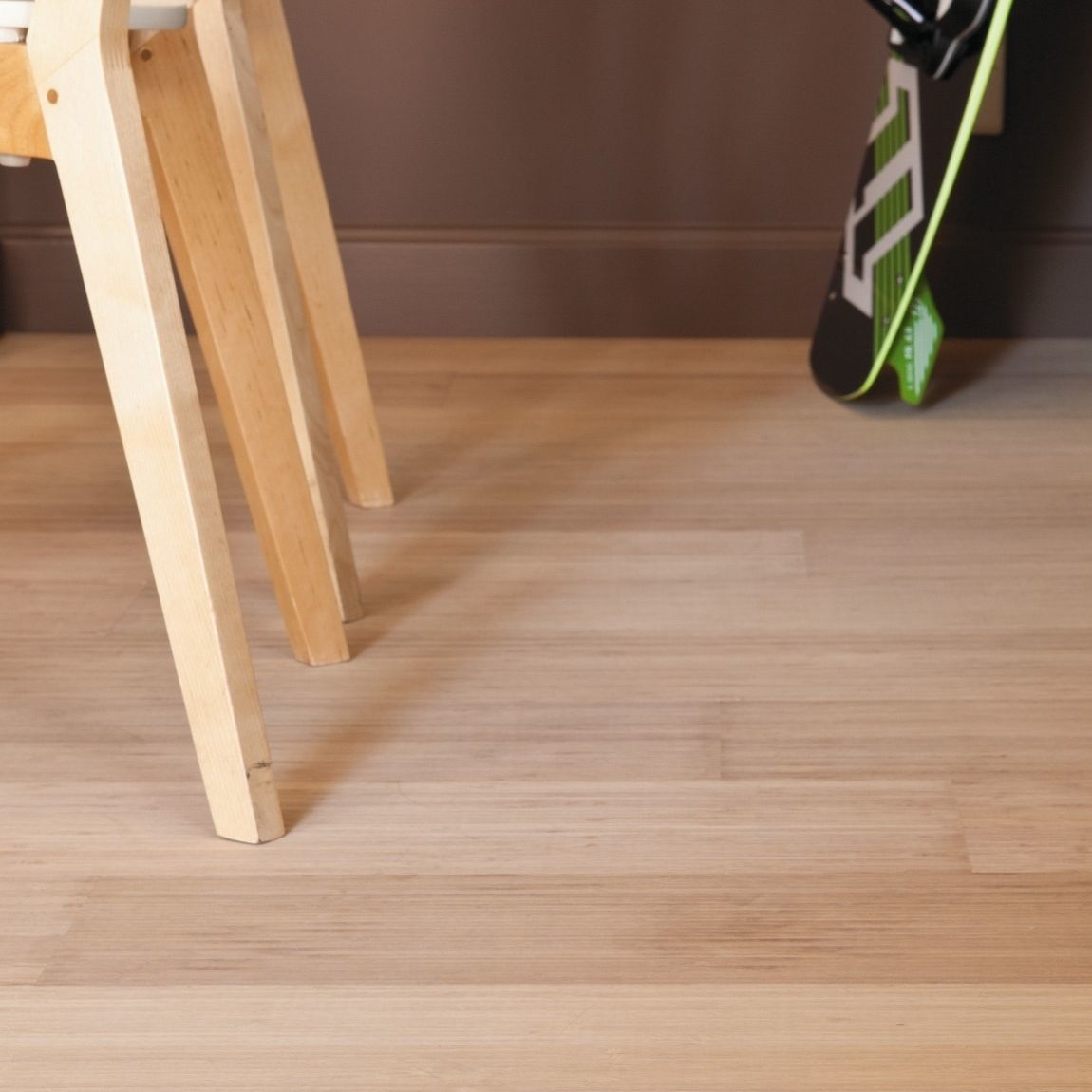 Engineered parquet floor LANCERO lalegno bamboo / boat deck / oiled