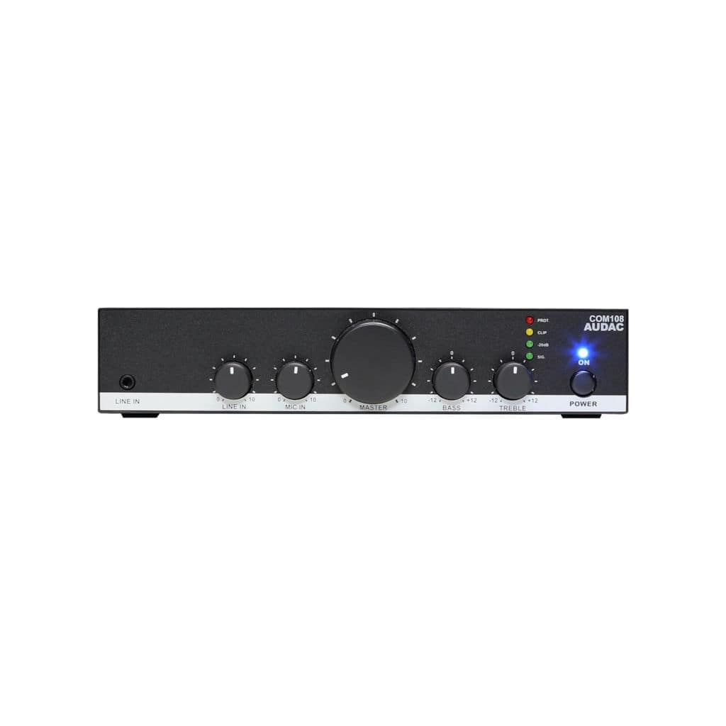 Audio amplifier - COM108 - Audac - 1-zone