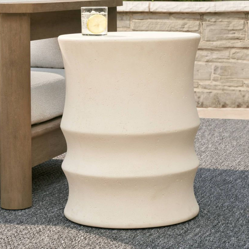 Original design side table - CANYON - Arteriors Home - concrete ...