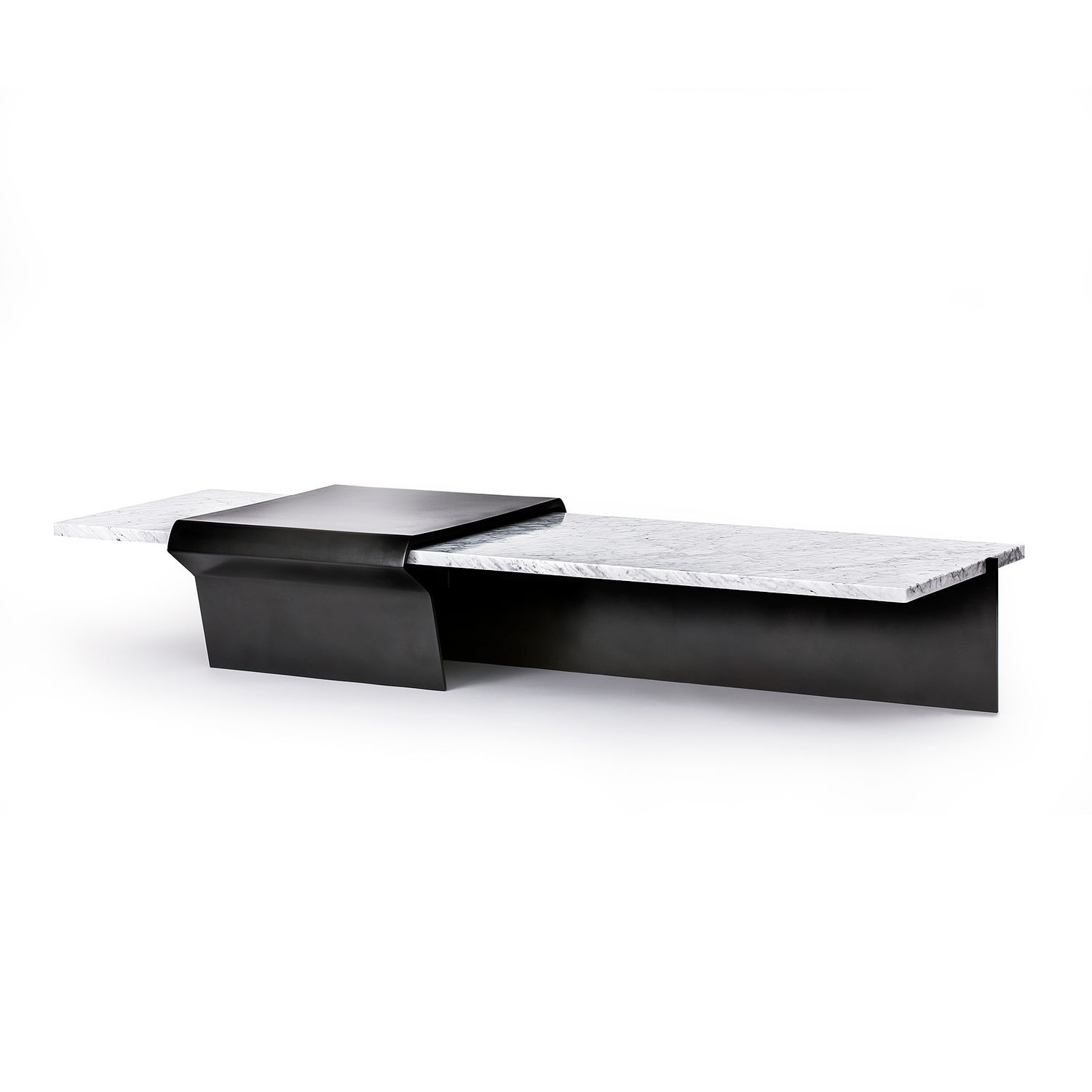 Contemporary Coffee Table Marble Bronze Rectangular Nissler Contemporary Coffee Table Marble Bronze Rectangular Nissler Tail