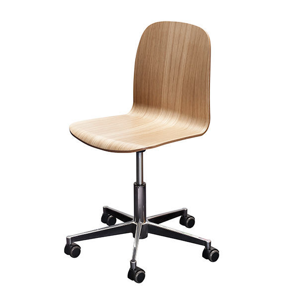Scandinavian Design Office Chair With Armrests