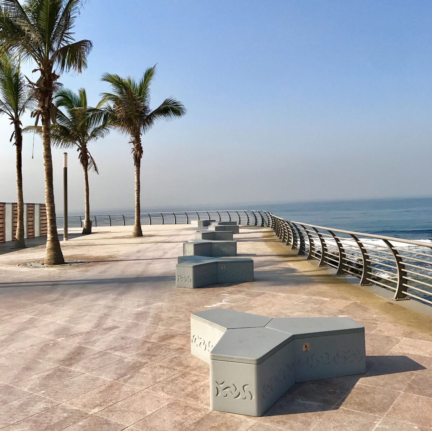 Public Bench Contemporary High Performance Concrete Charm