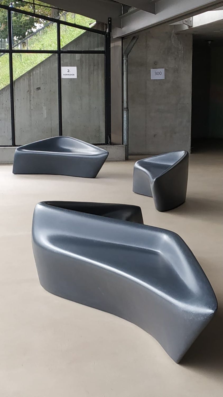 Public bench - CL BENCH - THE ITALIAN LAB - original design / concrete