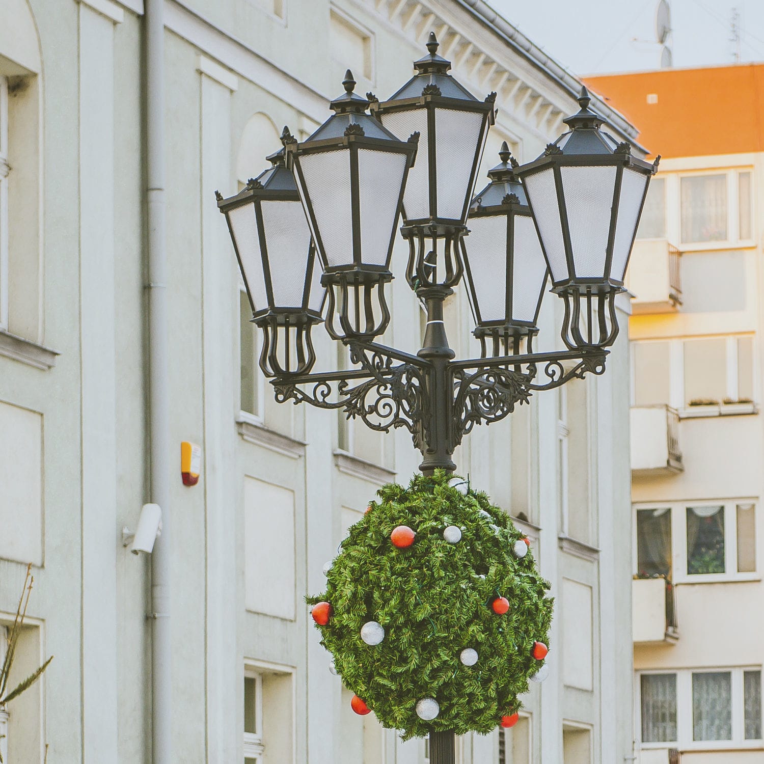 Road Christmas lights CHRISTMAS COVERS FOR FLOWER TOWERS Terra