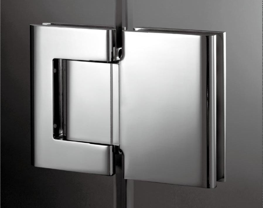 Glass Door Hinge Stainless Steel Hydraulic With Self Closing