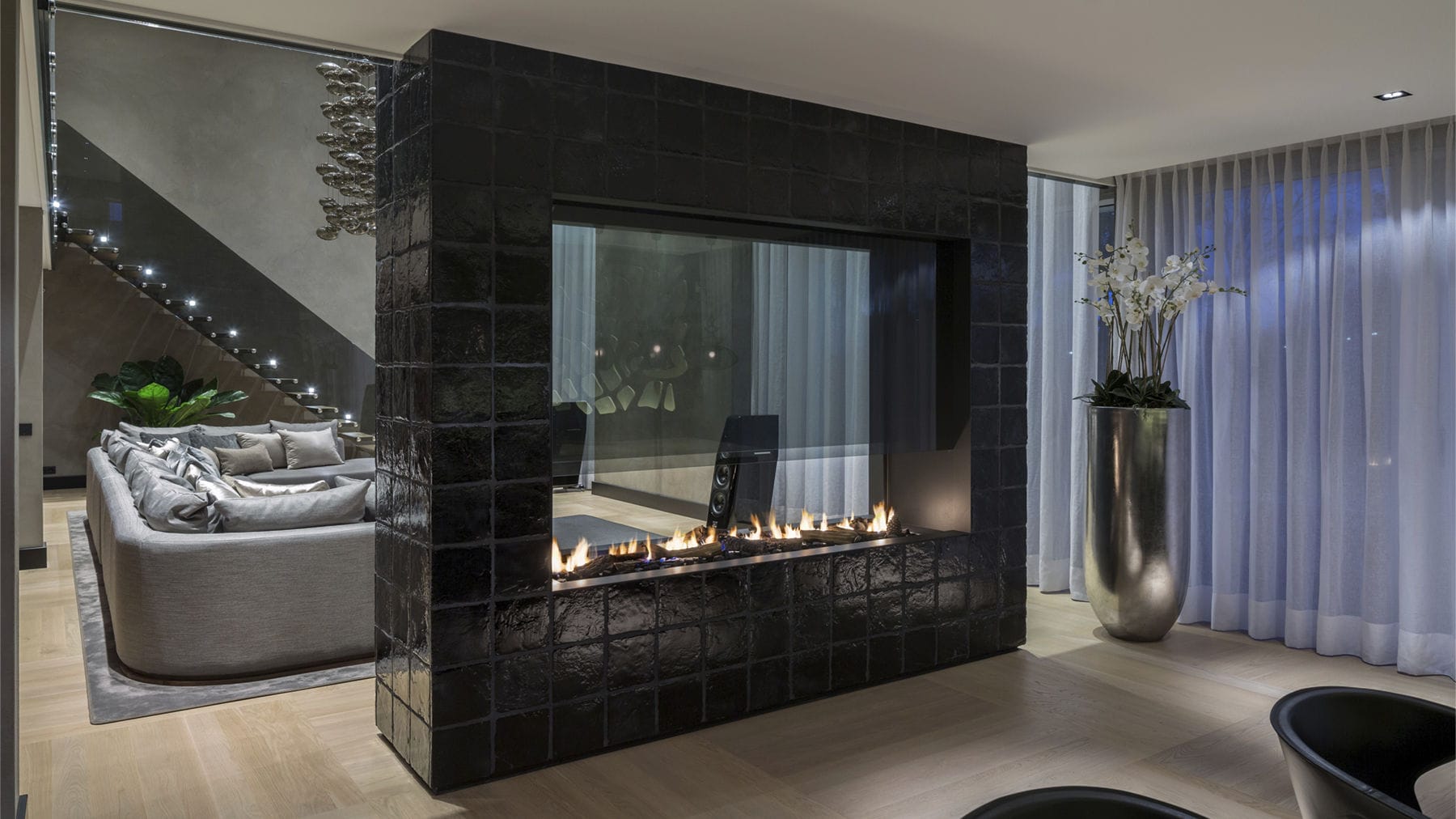 Bioethanol Fireplace Gas Contemporary Open Hearth 2000