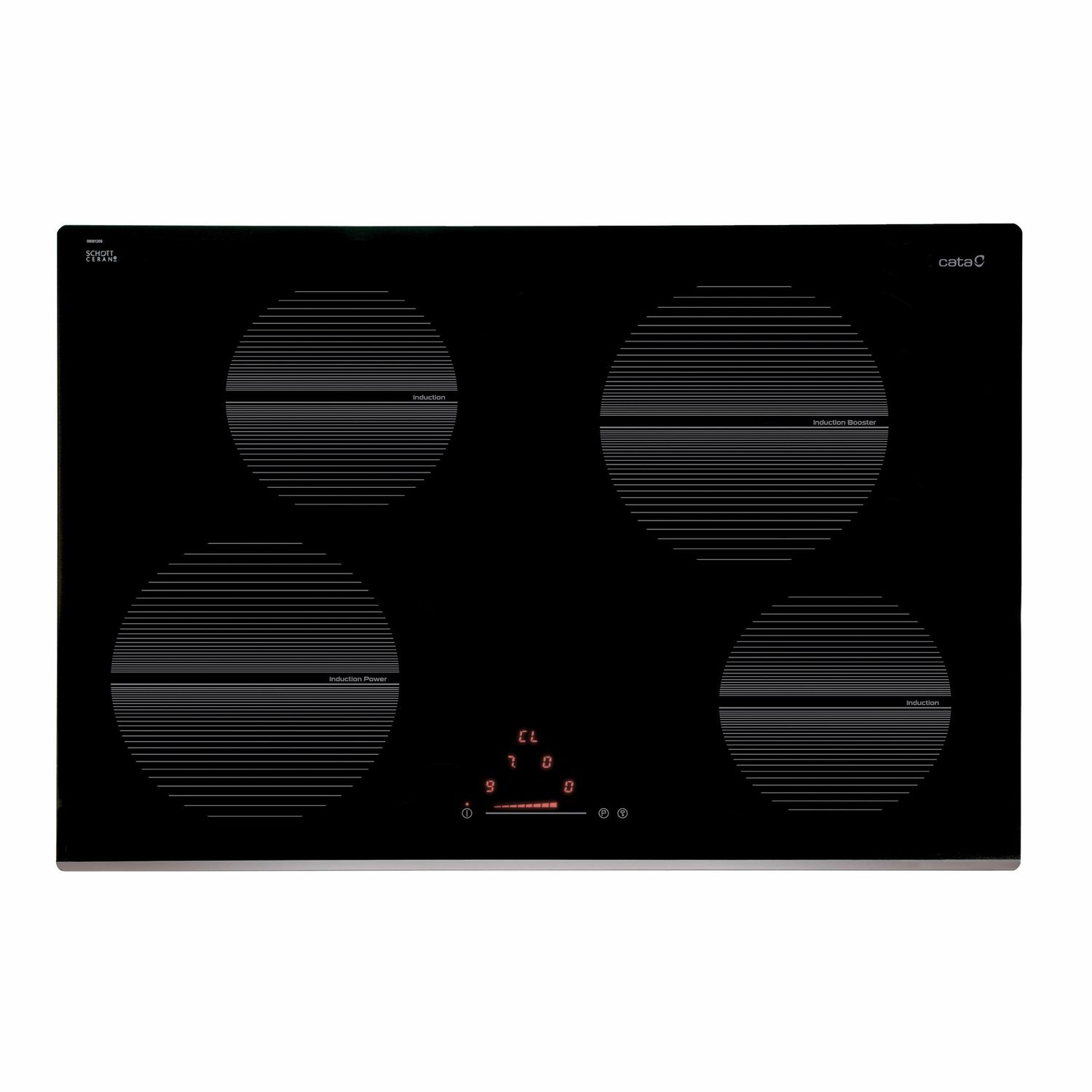 Induction cooktop ISB 704 BK CATA vitroceramic / 4 burner / builtin