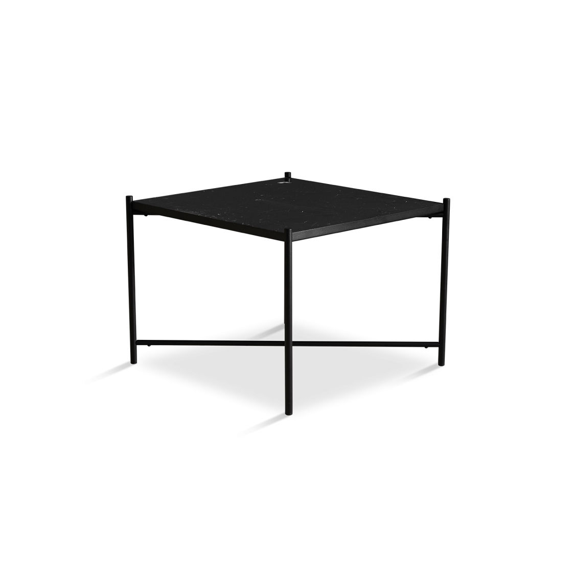 Contemporary coffee table 60 Handvark metal / marble / square