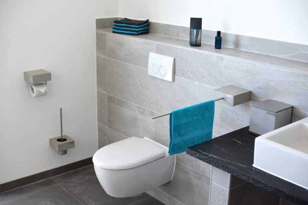 CO33 Design Toilet Brush Holder made of concrete with Stainless Steel Liner Handmade 