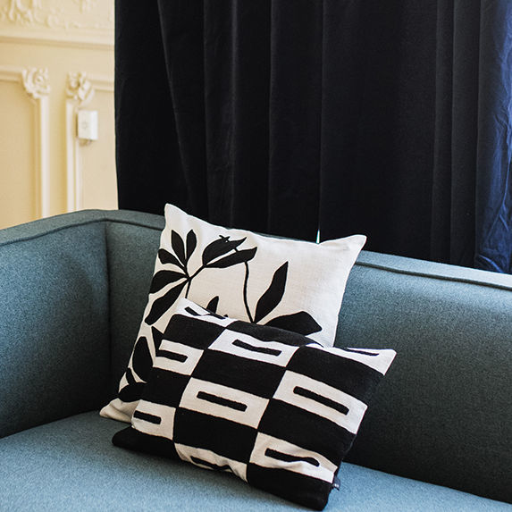 Sofa cushion Jade Fest Amsterdam square / floral / home