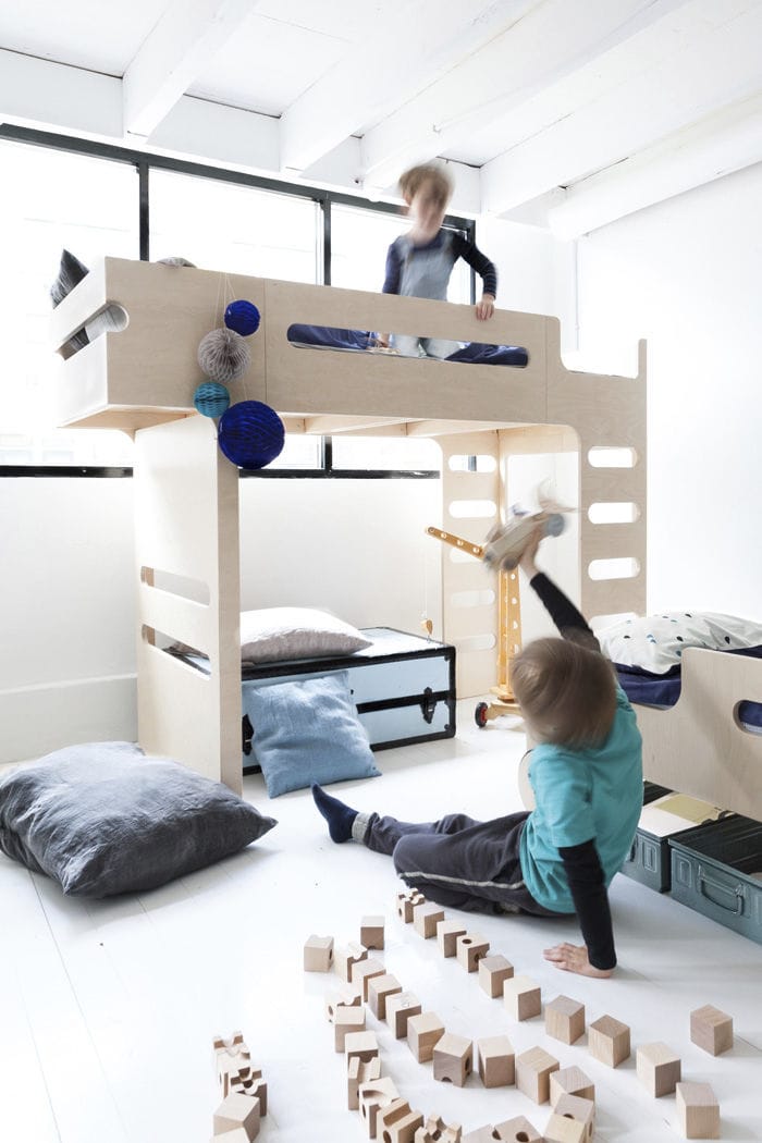 Bunk bed - F&R - Rafa Kids - single / contemporary / child's