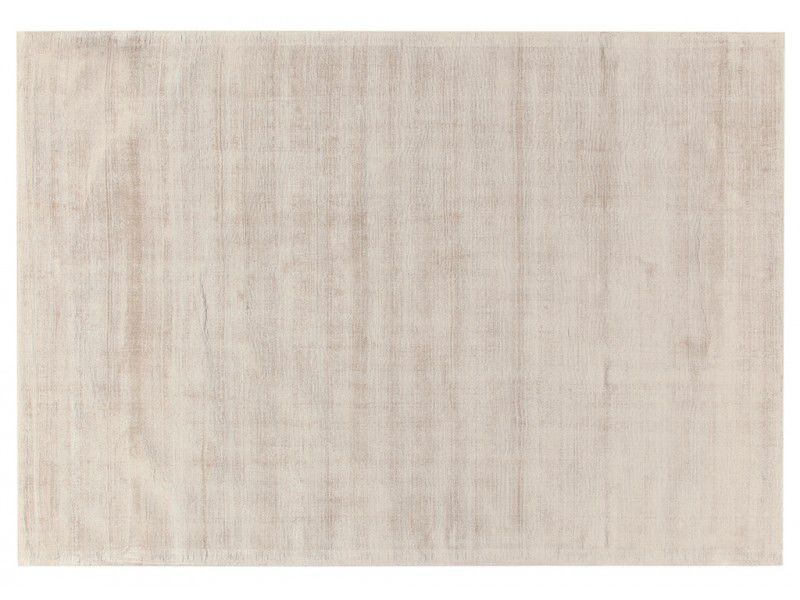 Contemporary rug - IN WHISPER WHITE SILVER - AMINI - plain / viscose ...