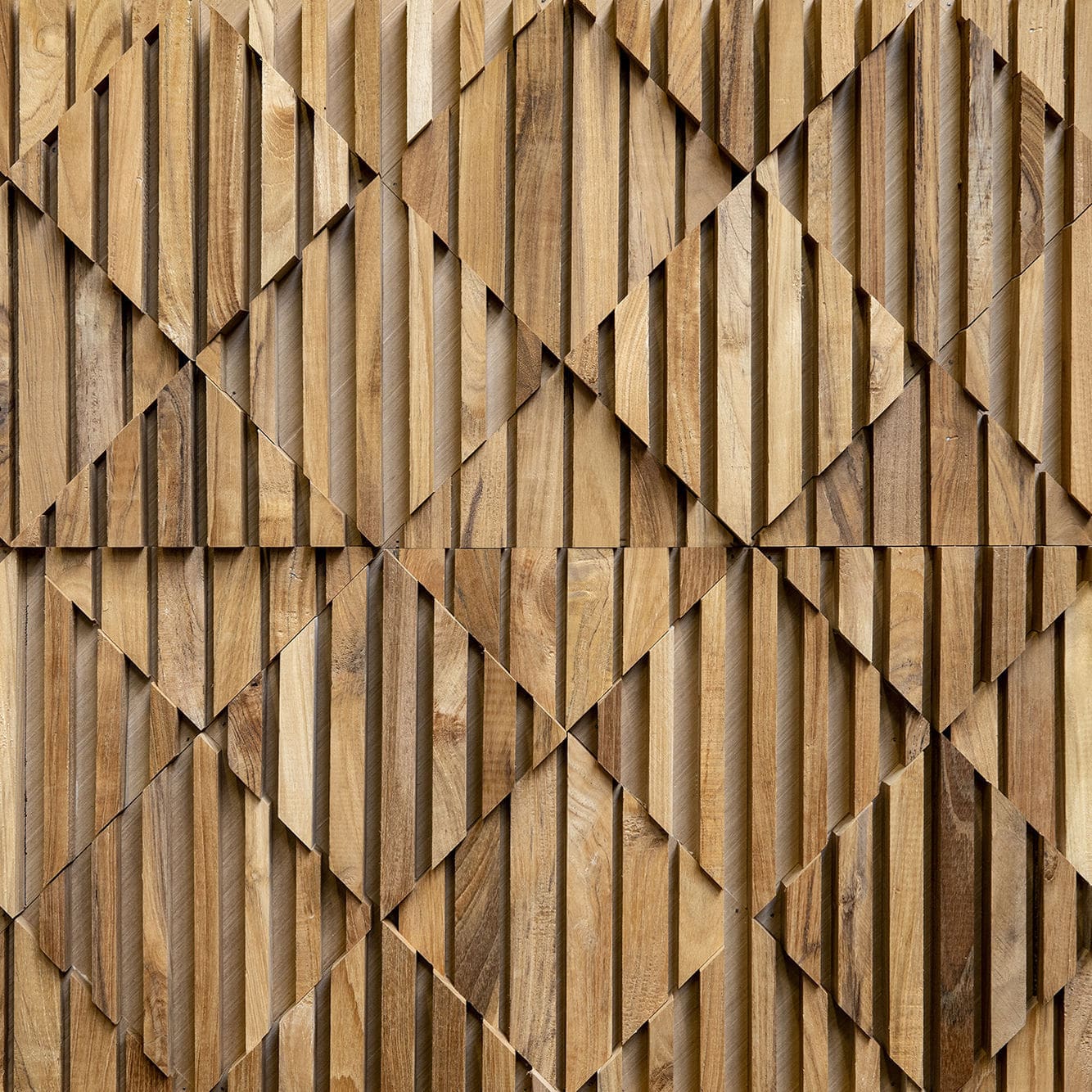 Wooden wall cladding panel - BLEND - Teakwall - indoor / textured / 3D