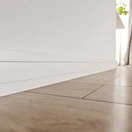 How to fit skirting boards - V-Cut