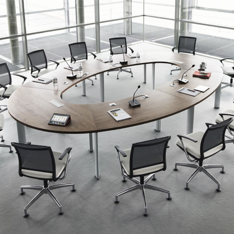 Contemporary Conference Table Cx 3200 Nowy Styl Wooden Metal Base Rectangular Contemporary Conference Table Cx 3200, How Big Of A Conference Table Do I Need