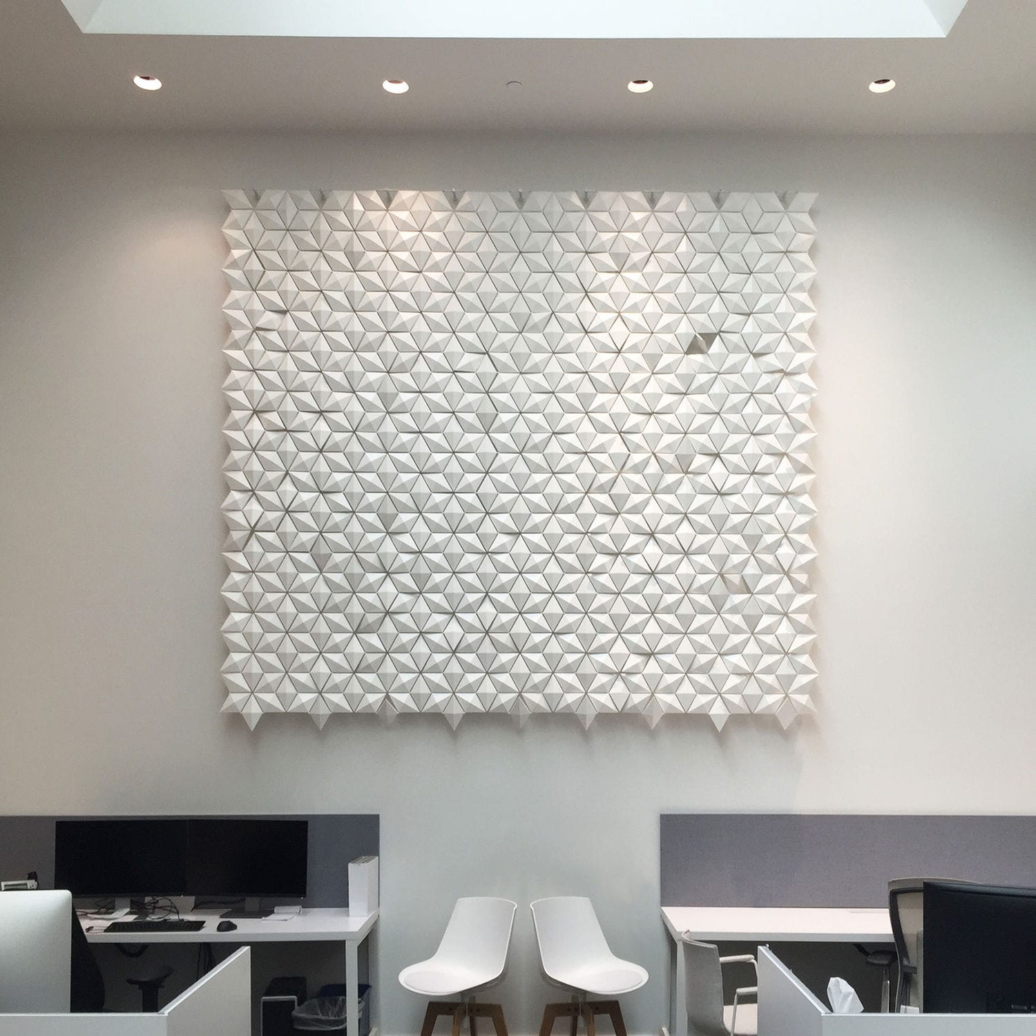 Ceiling Decorative Panel Facet X Bloomming Wall Mounted