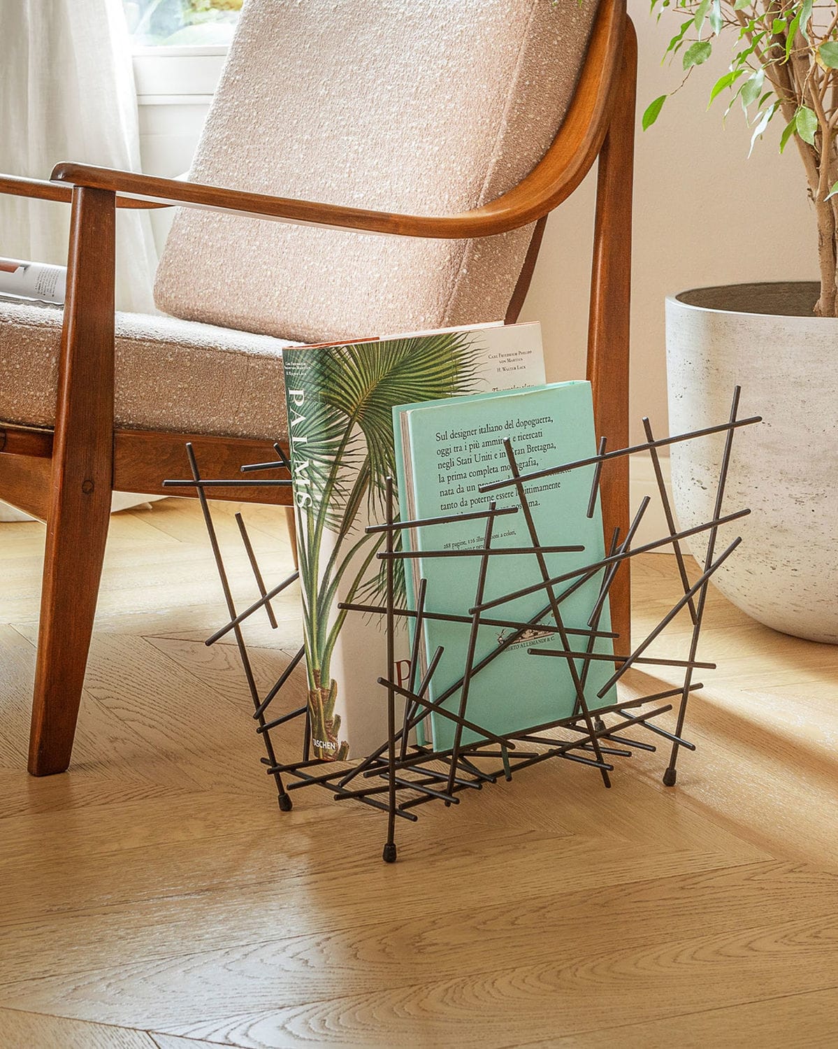 Original design magazine rack - BLOW UP - ALESSI S.P.A.