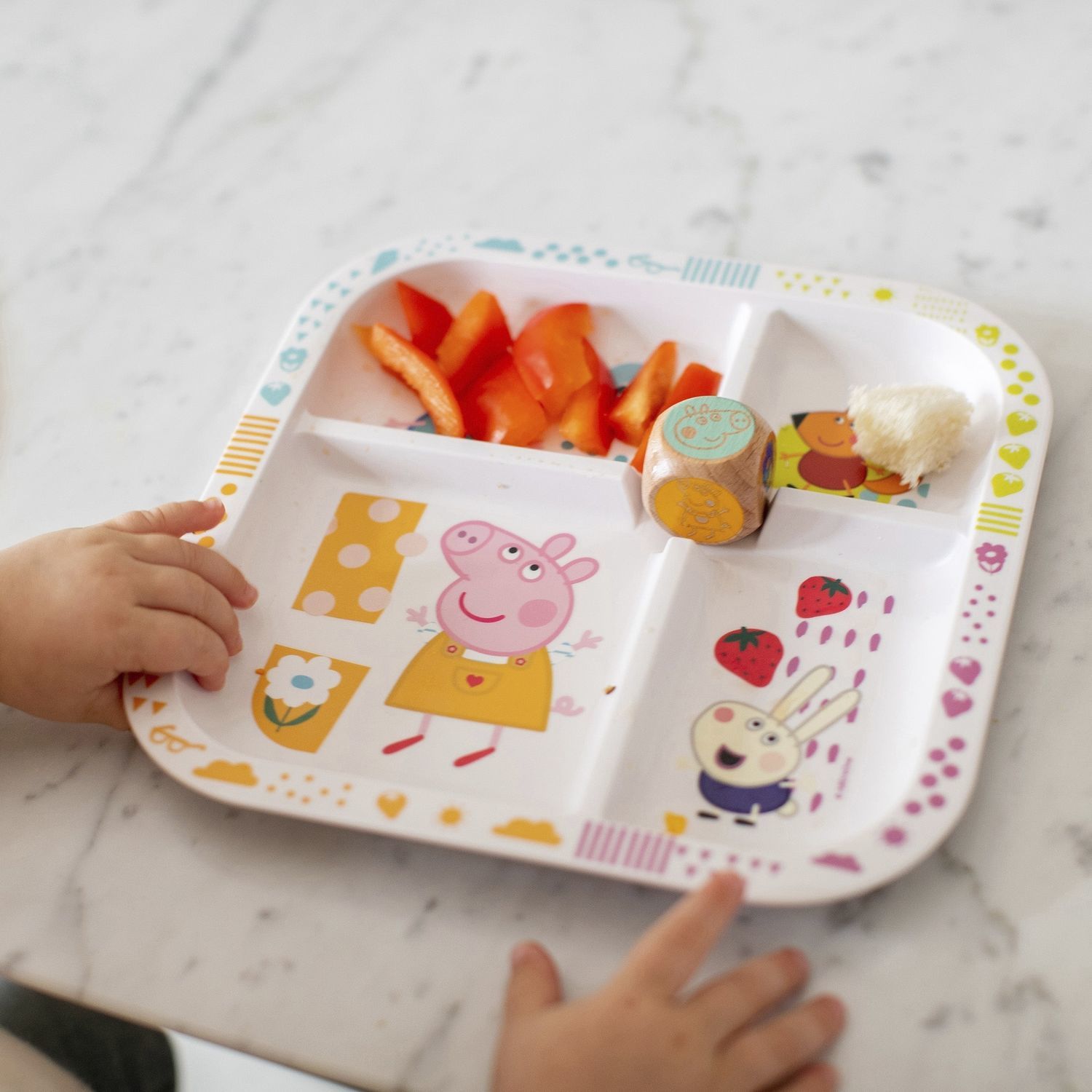 Set Stoviglie Peppa Pig Koziol - 3 Piatti + Ciotola + Tazza Per Bambini - Foto 8