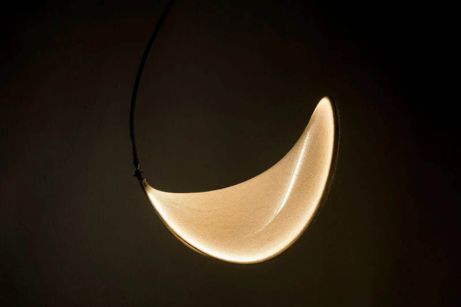 IIII.02 DOUBLE LED handmade fabric pendant lamp By llll