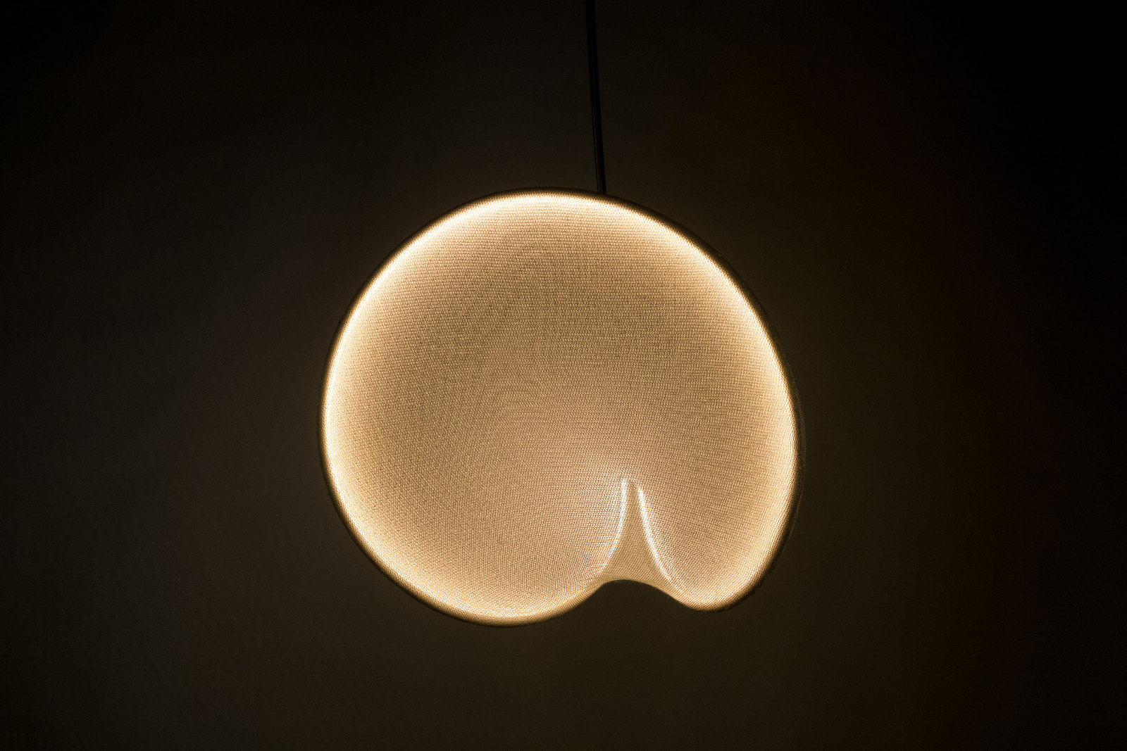 IIII.02 DOUBLE LED handmade fabric pendant lamp By llll