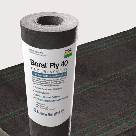 Waterproof underlay membrane BORAL® PLY 40 ENTEGRA ROOF TILE