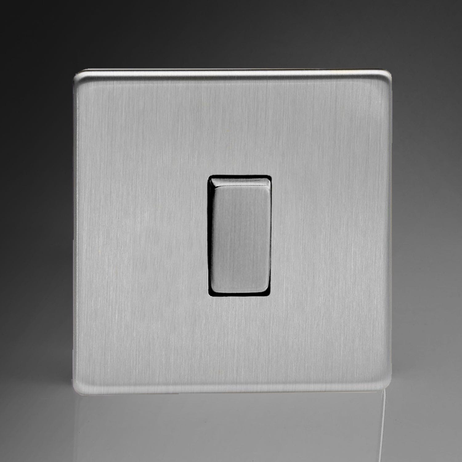 Light switch - ACB-RS1 - ALSO & CO - rocker / recessed / steel