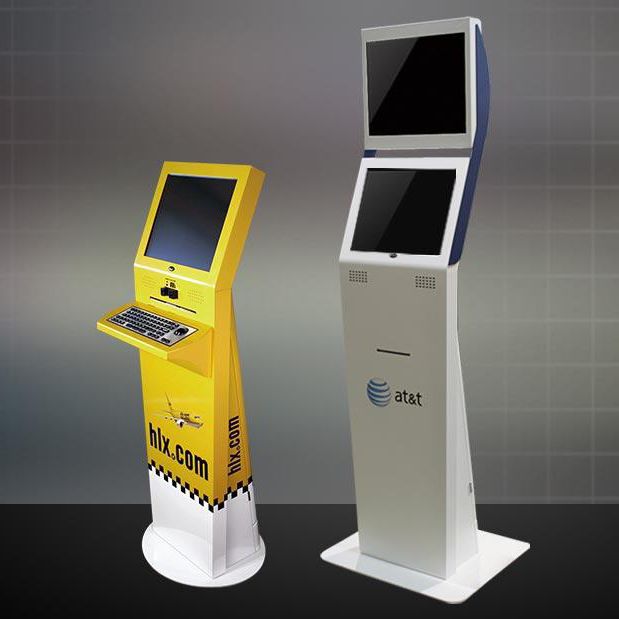 Indoor interactive kiosk STEALTH Kiosk Information Systems