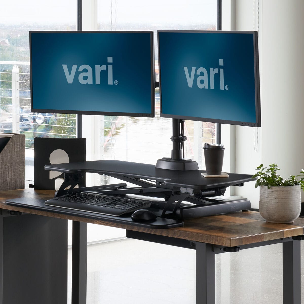 Desktop monitor support - VARIDESK® PRO PLUS™ 36 - VARIDESK