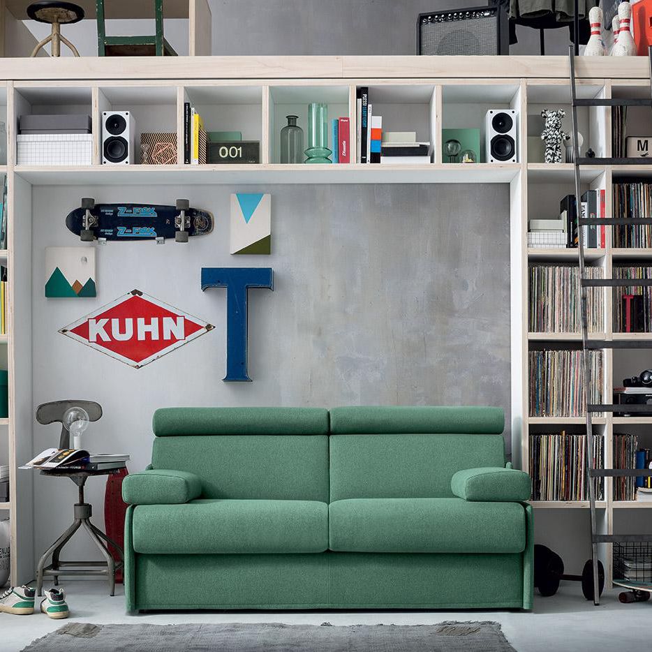 Modular sofa BOB Felis s.r.l. unipersonale bed / contemporary / green