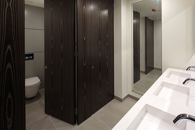 Public Washroom Toilet Cubicle Laminate Hpl Wooden Alto