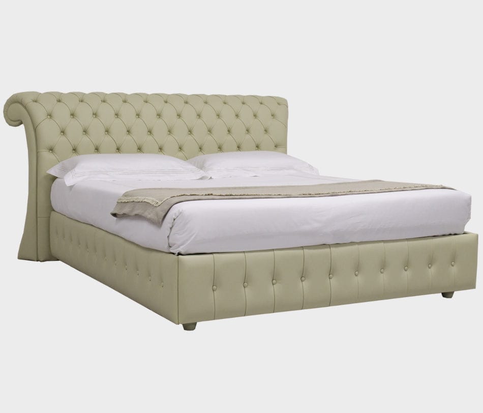 King size bed CHESTERFIELD STORAGE ORSITALIA queen size / semidouble / Chesterfield