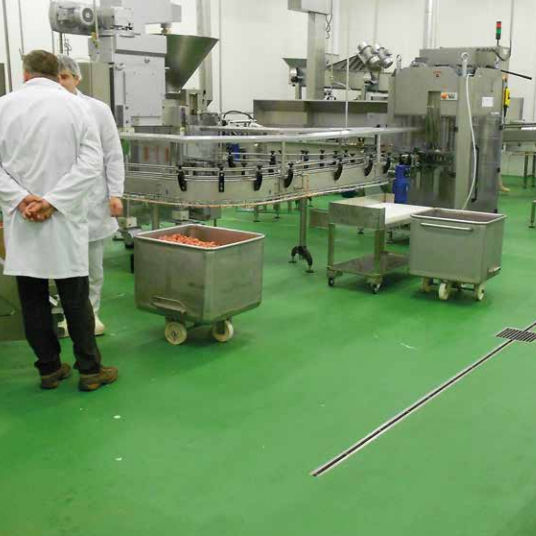 Polyurethane Flooring Industrial Smooth Colored Concrete